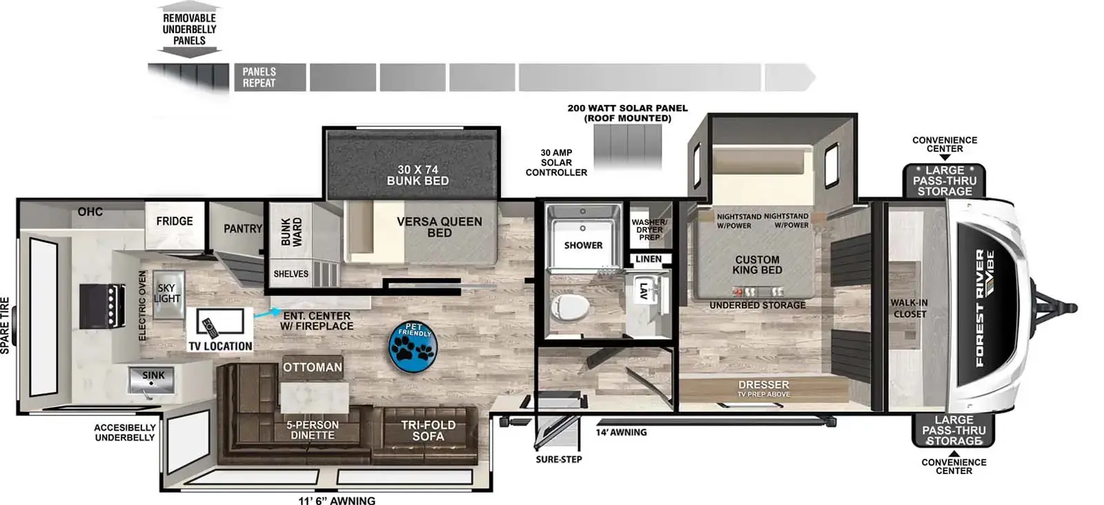 3400SB Floorplan Image